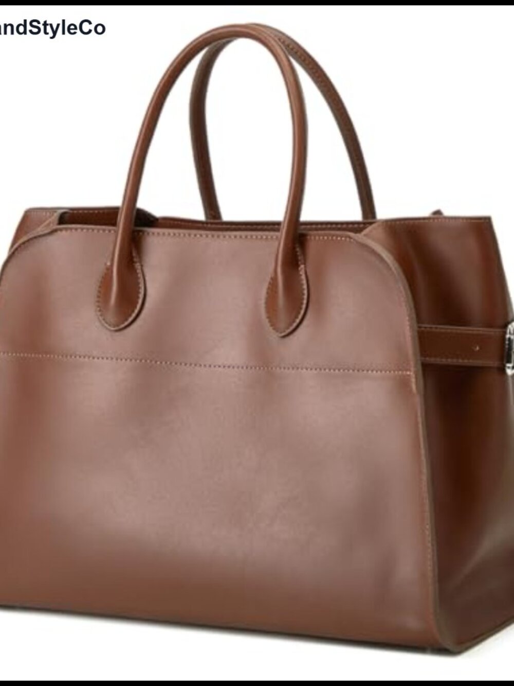 Vegan Leather Tote Bag Large Top-handle Satchel Work Purse